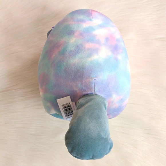 💜NWT Squishmallows Mitch the Tie Dye Platypus, 8 inches - Picture 2 of 11